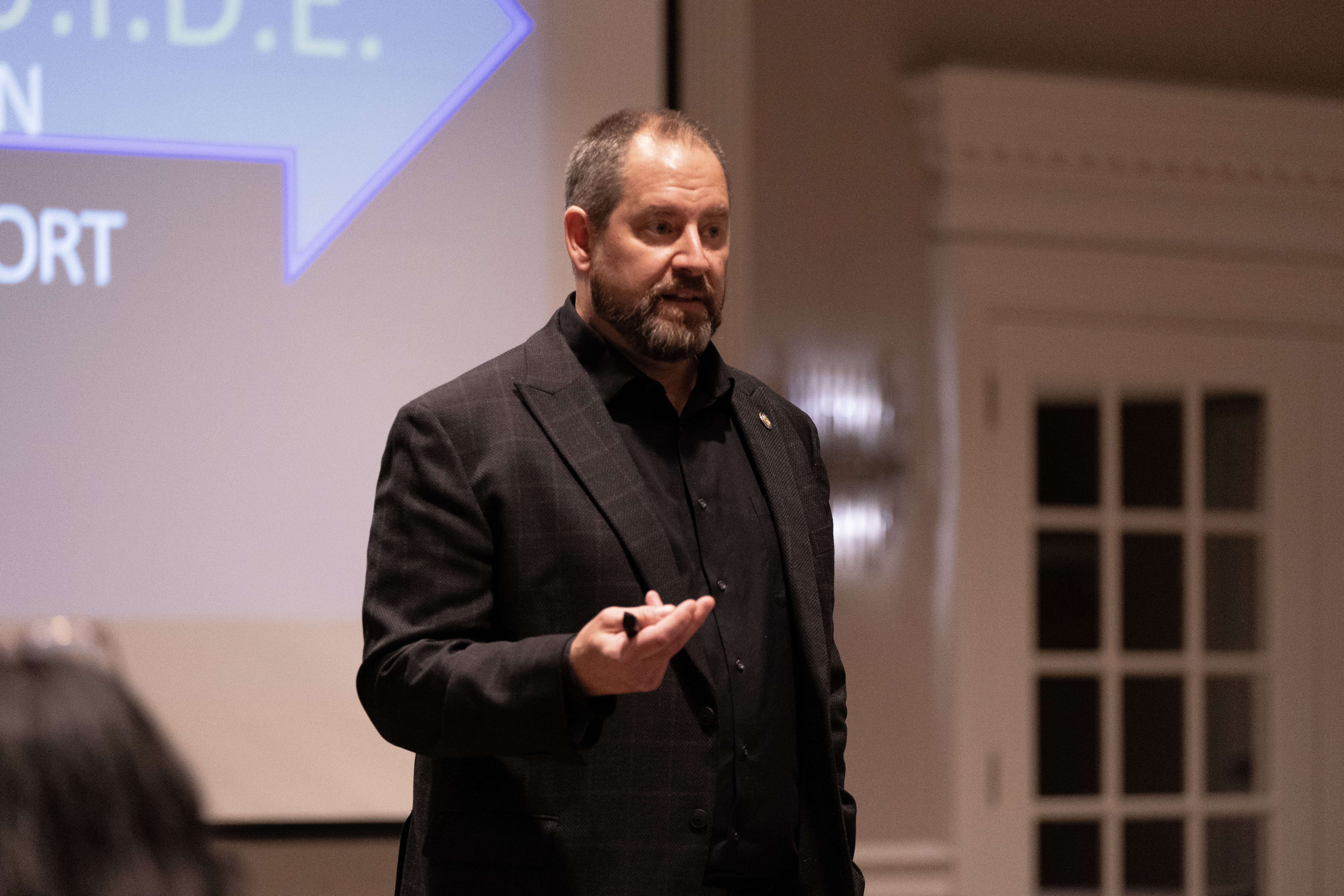 Jeffrey G. Scholz delivering training